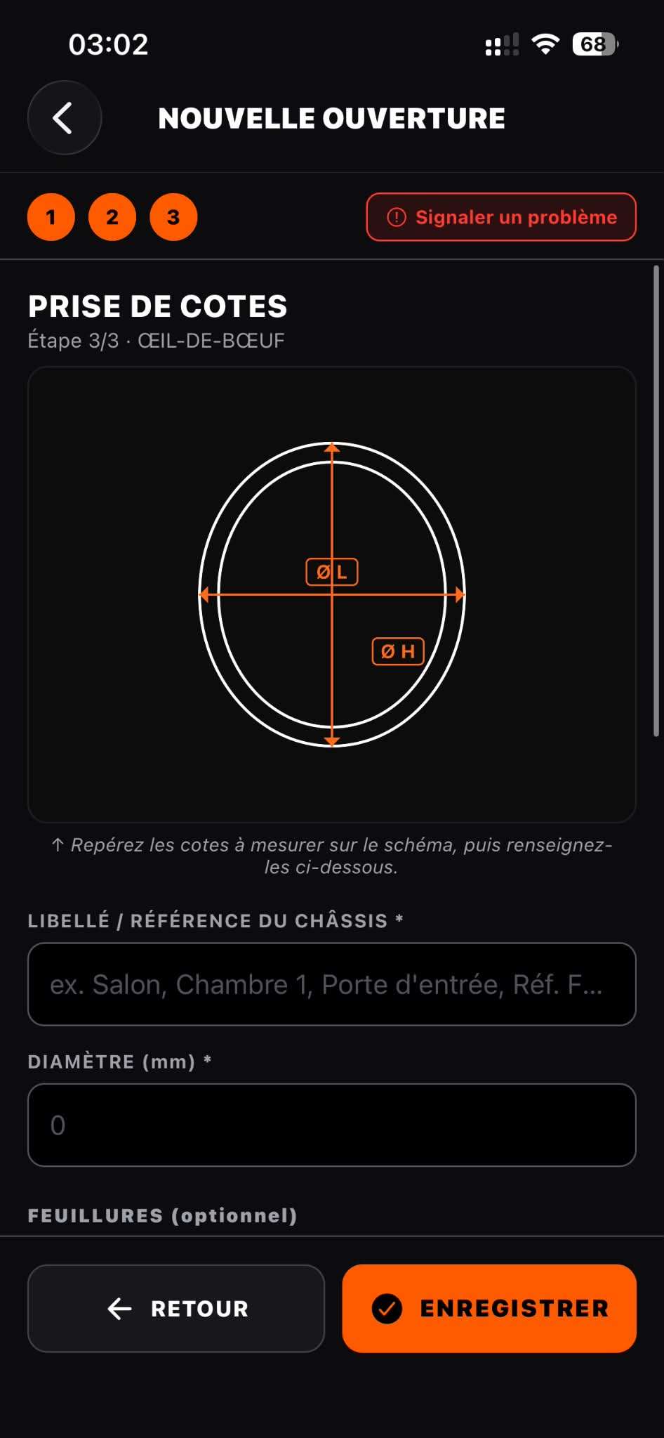 Étape 03 - Prise de cotes - 5